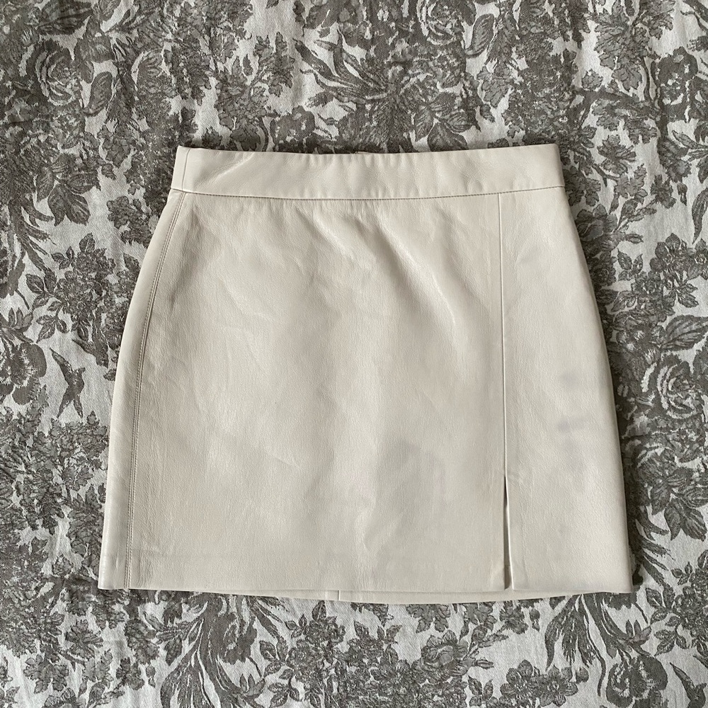 Wilfred Patio Mini Skirt Vegan Leather